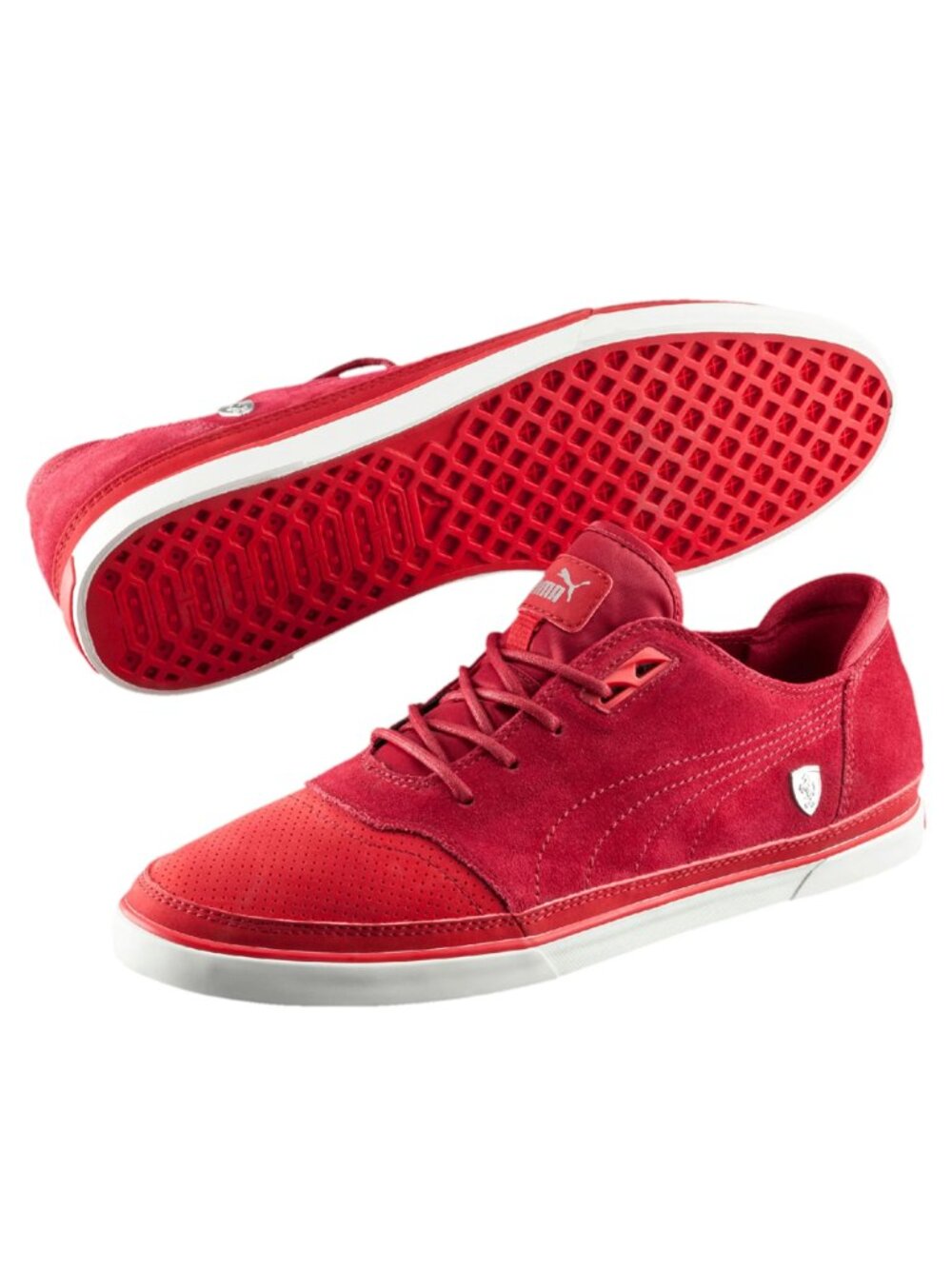 LIMITED Edition‎ Italian Ferrari Puma Mens Vulcanised SF Sneakers Red